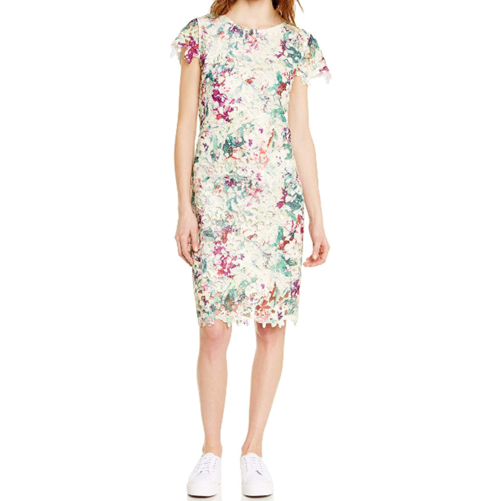 Derhy Cocktail Floral Dress - NEW